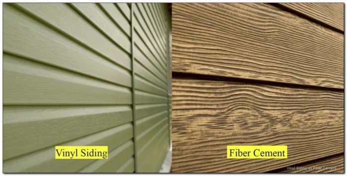 Difference between Hardboard vs. Fiber Cement Siding - Home